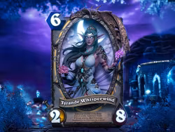 Hearthstone Tyrande Whisperwind Card Art Limited Edition Statue