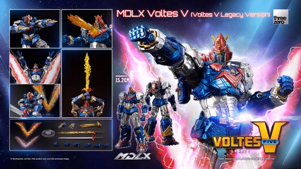 Voltes V: Legacy MDLX Articulated Figure Series Voltes V Action Figure
