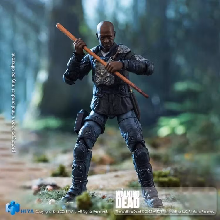 The Walking Dead Exquisite Mini Series Morgan 1/18 Scale Action Figure