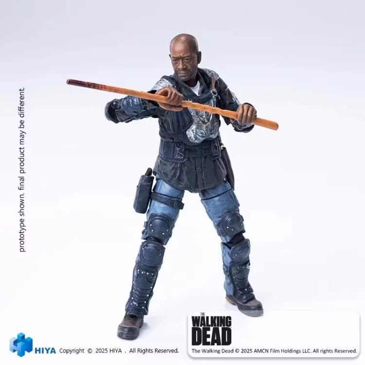 The Walking Dead Exquisite Mini Series Morgan 1/18 Scale Action Figure