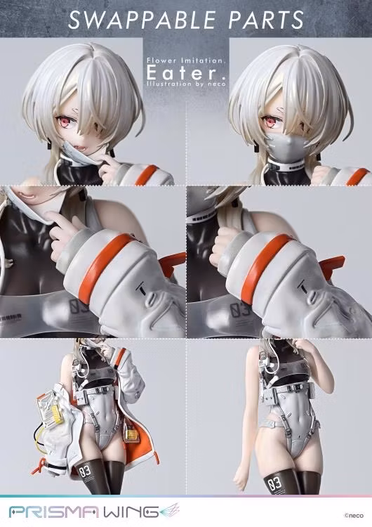 neco Illustration Prisma Wing Flower Imitation. Eater. 1/7 Scale Figure