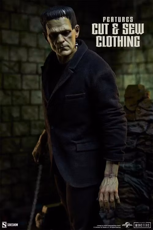 Universal Monsters Premium Format Mixed Media Frankenstein's Monster (Fabric Costuming Ver.) Statue