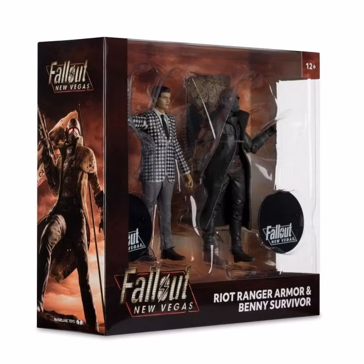 Fallout: New Vegas Riot Ranger Armor & Benny Survivor Action Figure Two-Pack