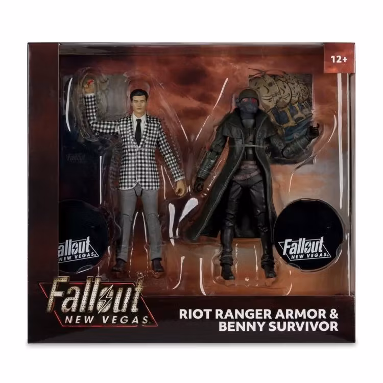 Fallout: New Vegas Riot Ranger Armor & Benny Survivor Action Figure Two-Pack