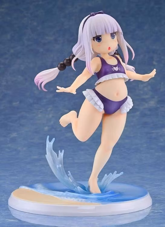 Miss Kobayashi's Dragon Maid Kanna Kamui (Excited to Wear a Swimsuit at Home Purple Ver.) 1/6 Scale Figure