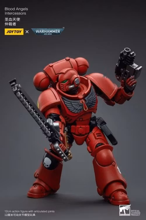 Warhammer 40K Blood Angels Intercessors (Ver. 2) 1/18 Scale Action Figure