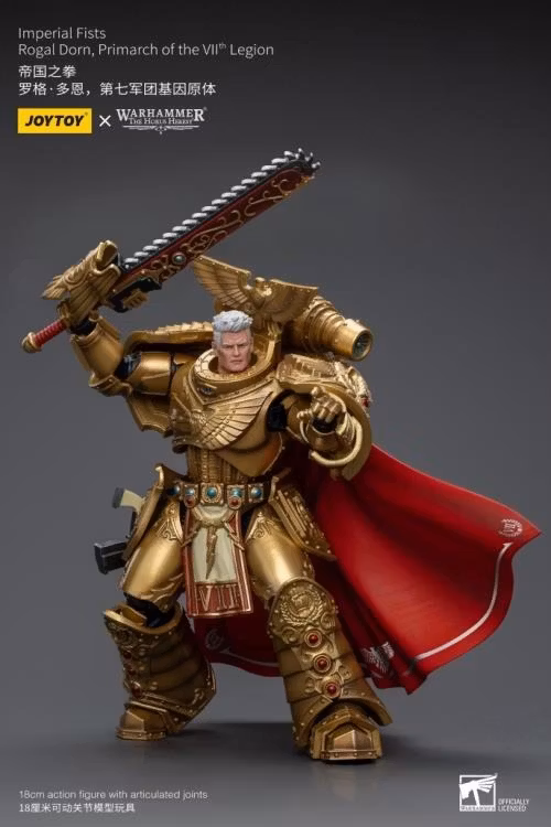 Warhammer: The Horus Heresy Imperial Fists Rogal Dorn, Primarch of the VIIth Legion 1/18 Scale Action Figure
