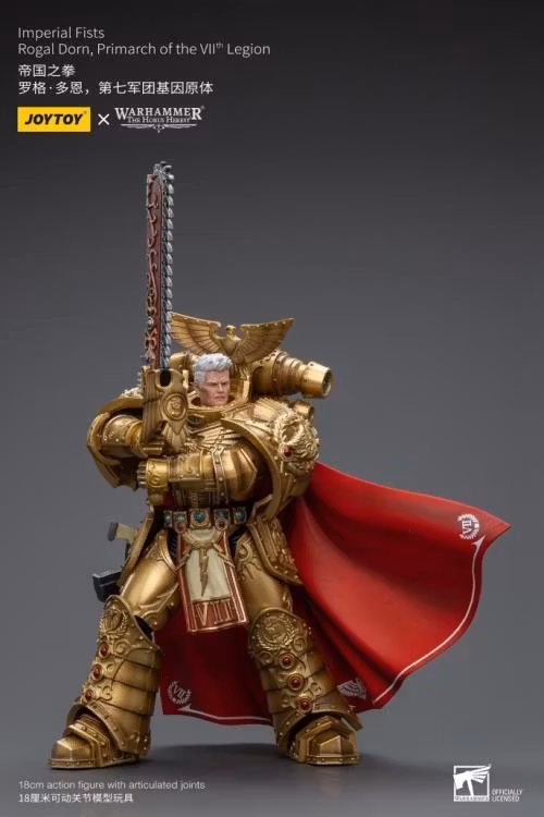 Warhammer: The Horus Heresy Imperial Fists Rogal Dorn, Primarch of the VIIth Legion 1/18 Scale Action Figure