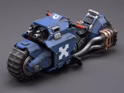 Warhammer 40k Ultramarines Raider-Pattern Combat Bike 1/18 Scale