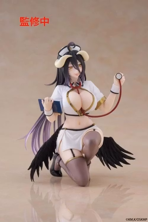 Overlord Desktop Cute Albedo (Nurse Ver.) Figure