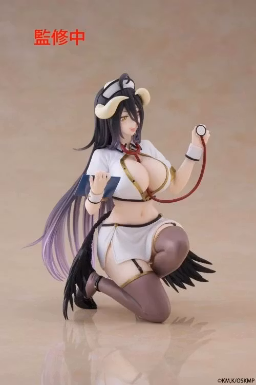 Overlord Desktop Cute Albedo (Nurse Ver.) Figure
