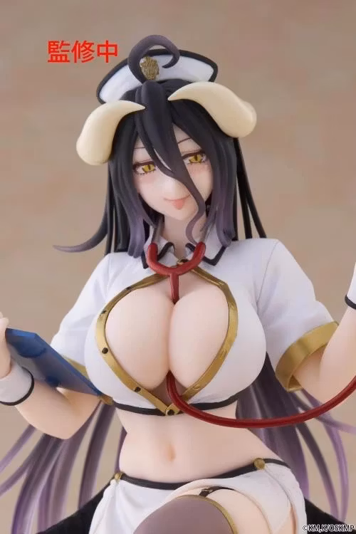Overlord Desktop Cute Albedo (Nurse Ver.) Figure