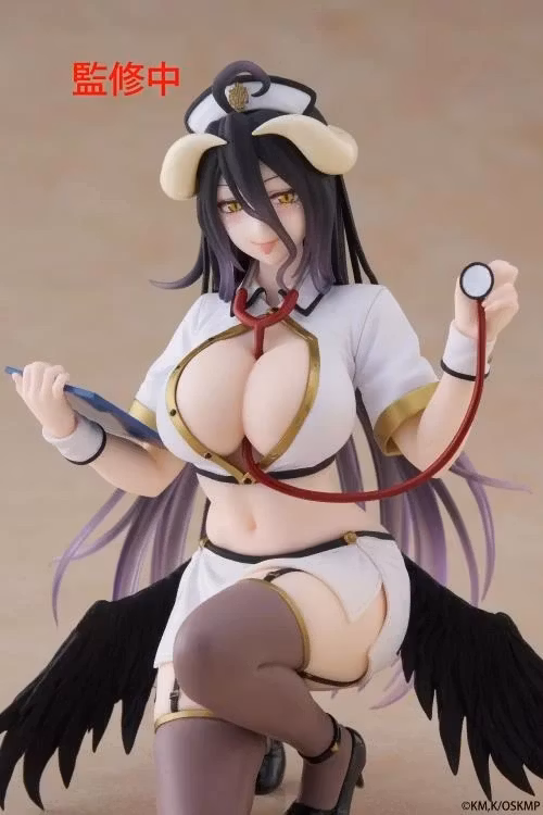 Overlord Desktop Cute Albedo (Nurse Ver.) Figure