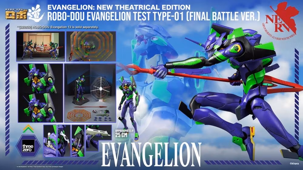 Rebuild of Evangelion ROBO-DOU Evangelion Test Type-01 (Final Battle Ver.) Action Figure