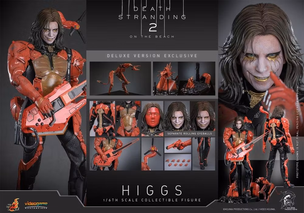 Death Stranding 2: On the Beach VGM80 Higgs Monaghan (Deluxe Ver.) 1/6th Scale Collectible Figure