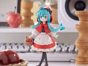 Vocaloid Desktop Fairy Hatsune Miku (Little Red Riding Hood Ver.) Figure