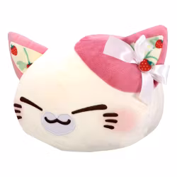 Nemu Neko Cat Sweet Big Plush Figure Berry Pink