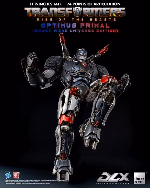 Transformers: Rise of the Beasts DLX Scale Collectible Series Optimus Primal (Beast Wars Universe Edition) Action Figure