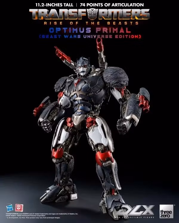 Transformers: Rise of the Beasts DLX Scale Collectible Series Optimus Primal (Beast Wars Universe Edition) Action Figure