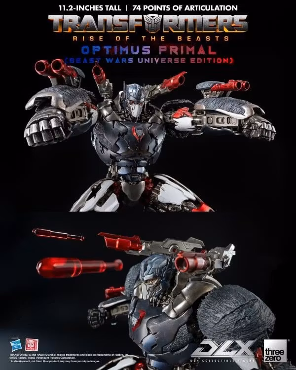 Transformers: Rise of the Beasts DLX Scale Collectible Series Optimus Primal (Beast Wars Universe Edition) Action Figure