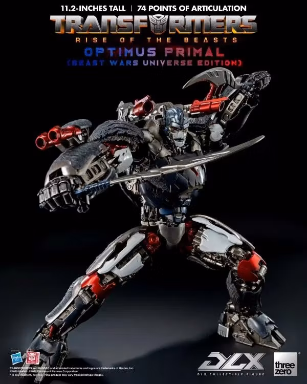 Transformers: Rise of the Beasts DLX Scale Collectible Series Optimus Primal (Beast Wars Universe Edition) Action Figure