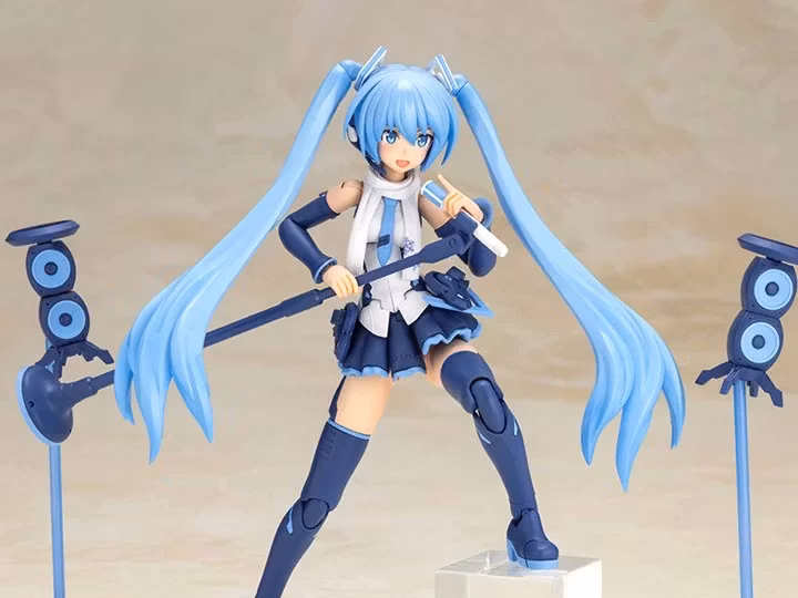 Vocaloid Frame Music Girl Snow Miku (Another Color Ver.) Model Kit