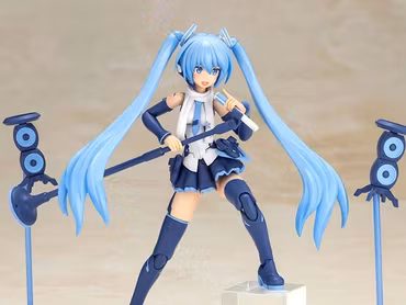 Vocaloid Frame Music Girl Snow Miku (Another Color Ver.) Model Kit