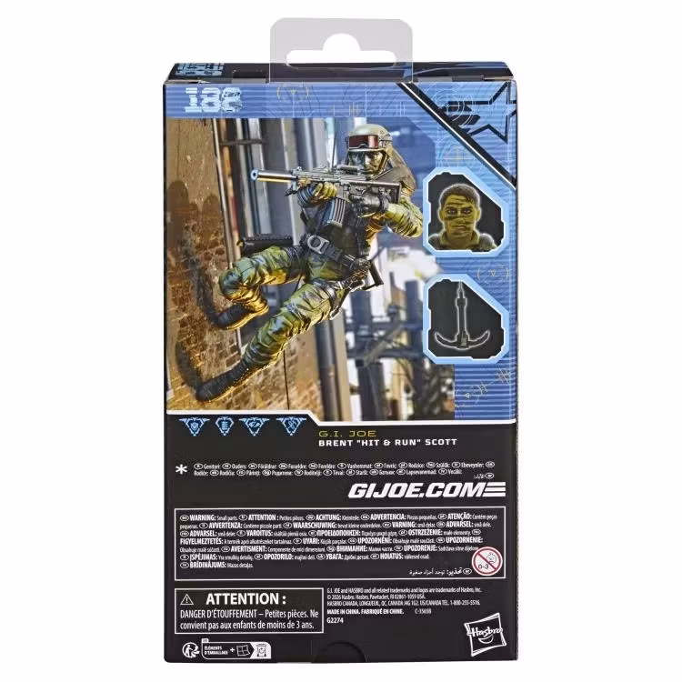 G.I. Joe Classified Series #188 Brent "Hit & Run" Scott Action Figure