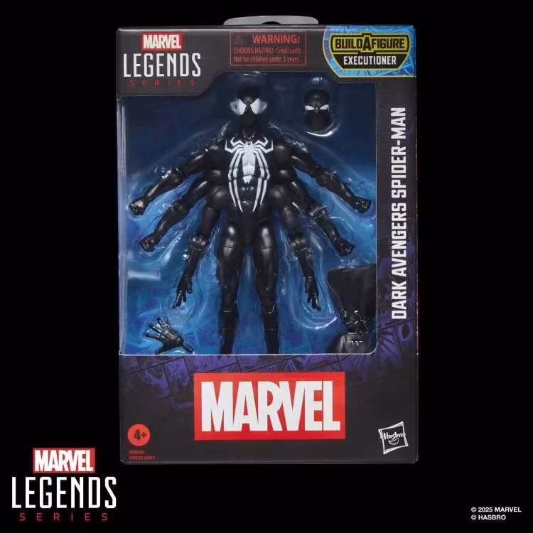 The Avengers Marvel Legends Dark Avenger Spider-Man Action Figure (Executioner BAF)