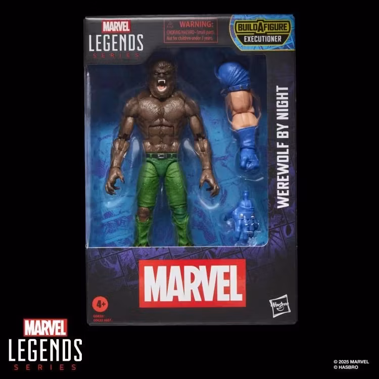 Werewolf By Night Marvel Legends Werewolf By Night Action Figure (Executioner BAF)