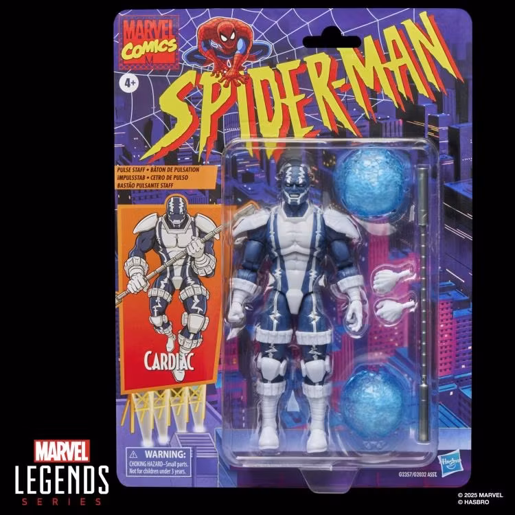 Spider-Man Marvel Legends Retro Collection Cardiac Action Figure