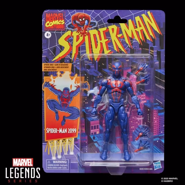 Spider-Man Marvel Legends Retro Collection Spider-Man 2099 Action Figure