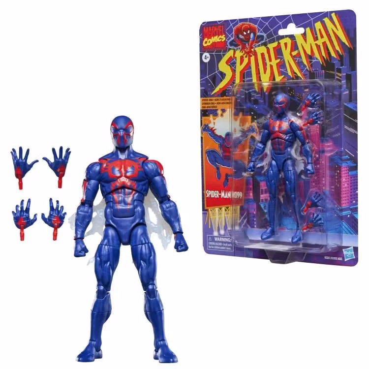 Spider-Man Marvel Legends Retro Collection Spider-Man 2099 Action Figure