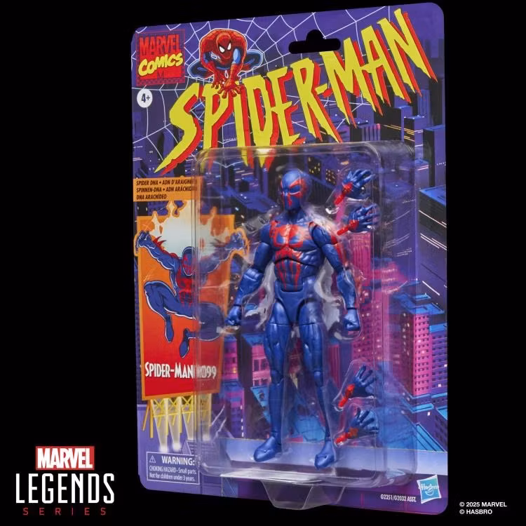 Spider-Man Marvel Legends Retro Collection Spider-Man 2099 Action Figure