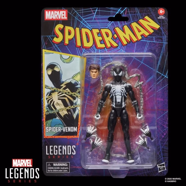 Spider-Man Marvel Legends Retro Collection Spider-Venom Action Figure