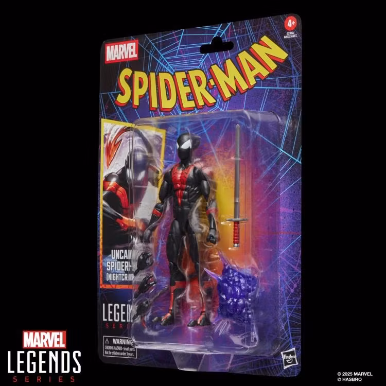 Spider-Man Marvel Legends Retro Collection Spider-Man (Nightcrawler) Action Figure
