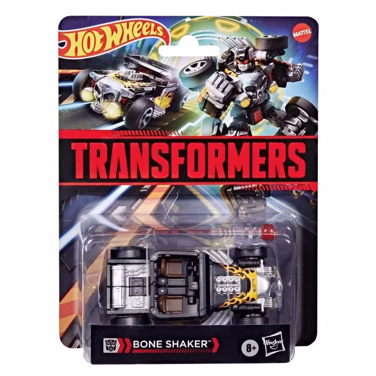 Transformers Collaborative Hot Wheels x Transformers Deluxe Class Bone Shaker