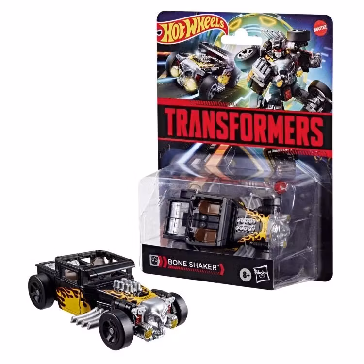 Transformers Collaborative Hot Wheels x Transformers Deluxe Class Bone Shaker