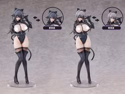 (18+) Cat Woman Happy-chan (DX Ver.) 1/6 Scale Figure 2-Pack