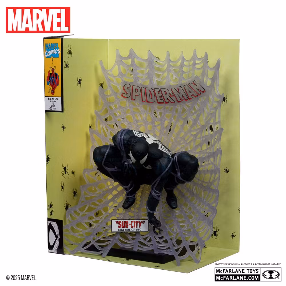 Marvel Collection Spider-Man (Spider-Man #1) (Black Suit) (Chase) 1/6 Scale Figure