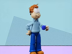 Garfield Jon Arbuckle (Deluxe Ver.) Action Figure
