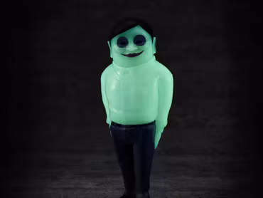 Dandadan Occultic Sofubi Collection Alien Serpo (Glow-in-the-Dark Ver.) Figure