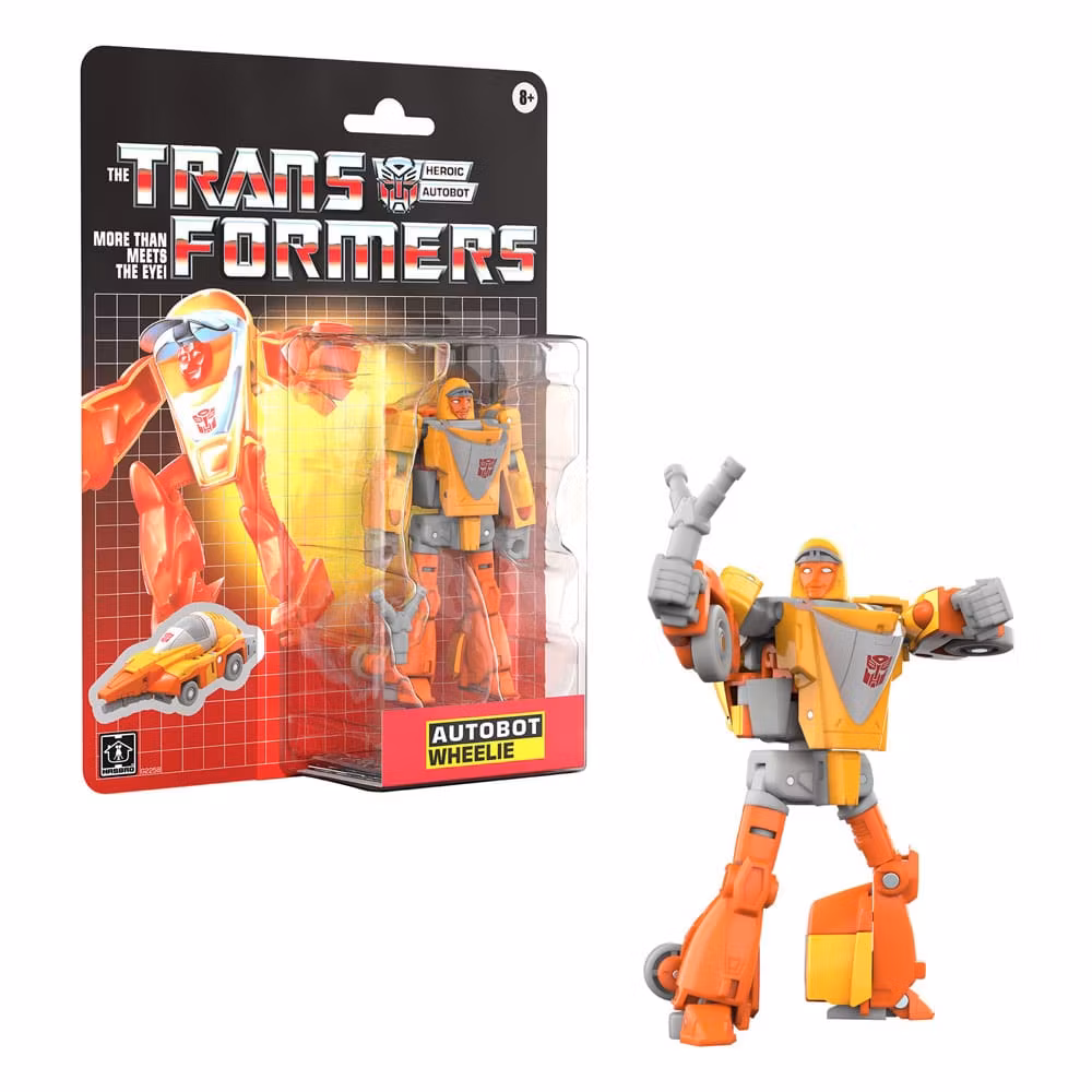 The Transformers Retro G1 Autobot Wheelie Action Figure