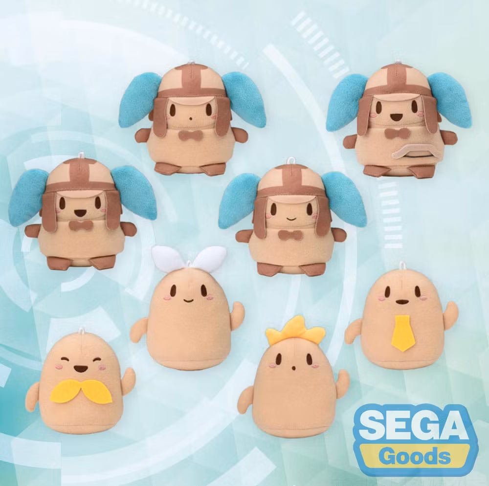 Vocaloid Hatsune Miku Series Fuwa Petit Plush Keychains Haniwa Set