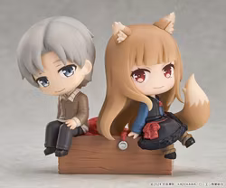 Spice and Wolf: Merchant Meets the Wise Wolf Mini Memory Lawrence & Holo Figure