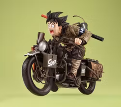 Dragon Ball Z Desktop Real McCoy EX Goku on Motorbike