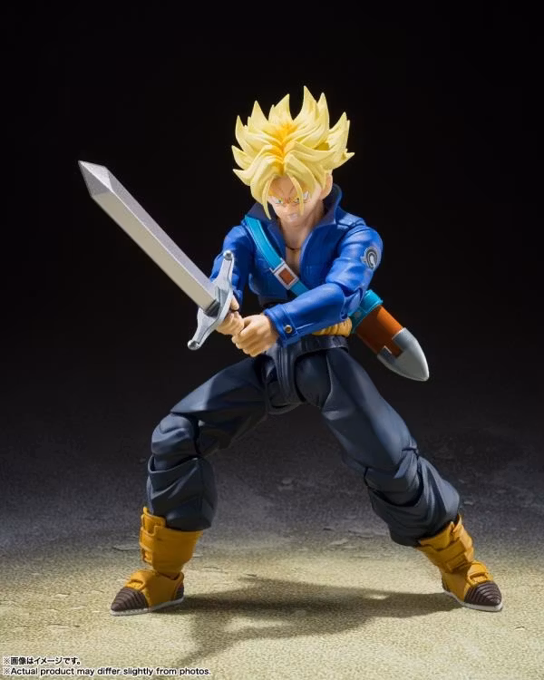 Dragon Ball Z S.H.Figuarts Super Saiyan Trunks (Boy from the Future) Action Figure (Rerelease)