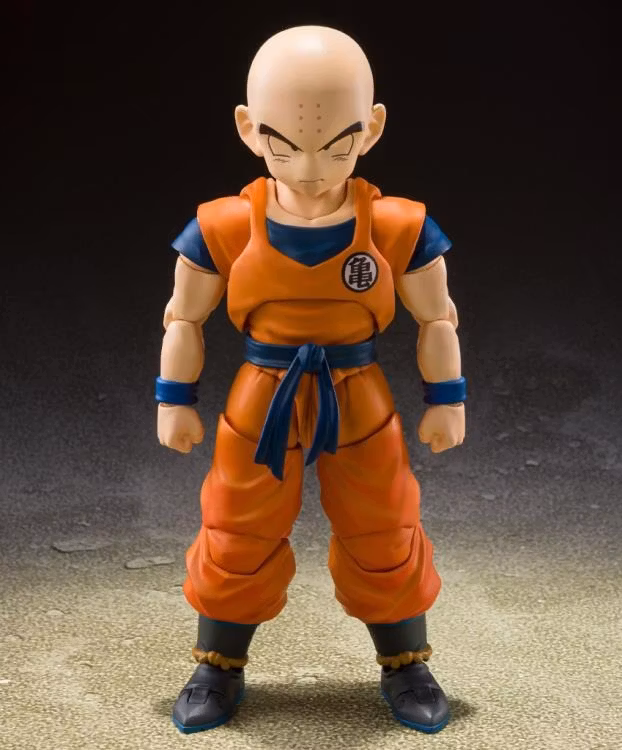 Dragon Ball Z S.H.Figuarts Krillin (Earth's Strongest Man) Action Figure (Rerelease)