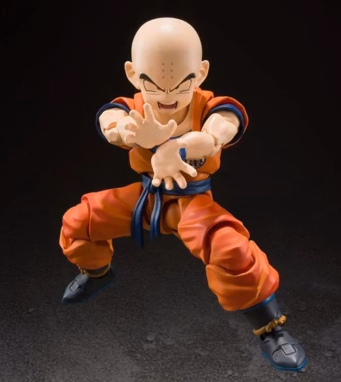 Dragon Ball Z S.H.Figuarts Krillin (Earth's Strongest Man) Action Figure (Rerelease)