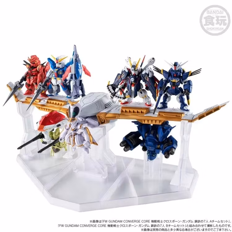 Mobile Suit Crossbone Gundam: Steel 7 FW Gundam Converge Core Angel Diona & Icarus Set